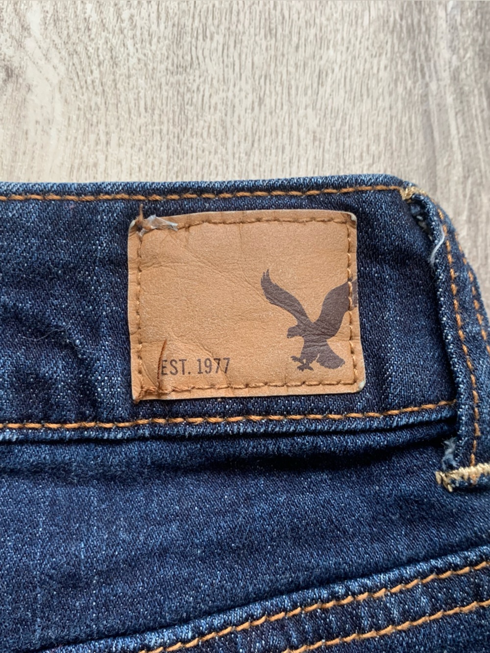 American Eagle Outfitters Dark Wash Jean Shorts #3929 - Picture 7 of 10